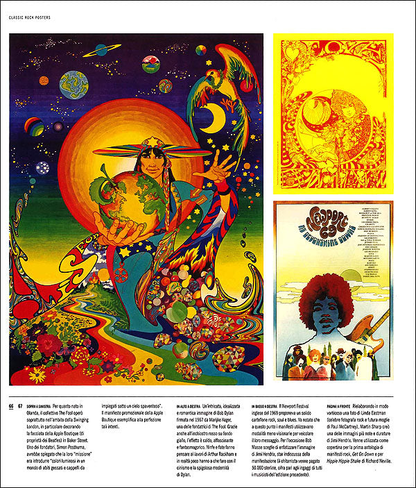 Classic rock posters::60 anni di manifesti, locandine e arte grafica: 1952-2012