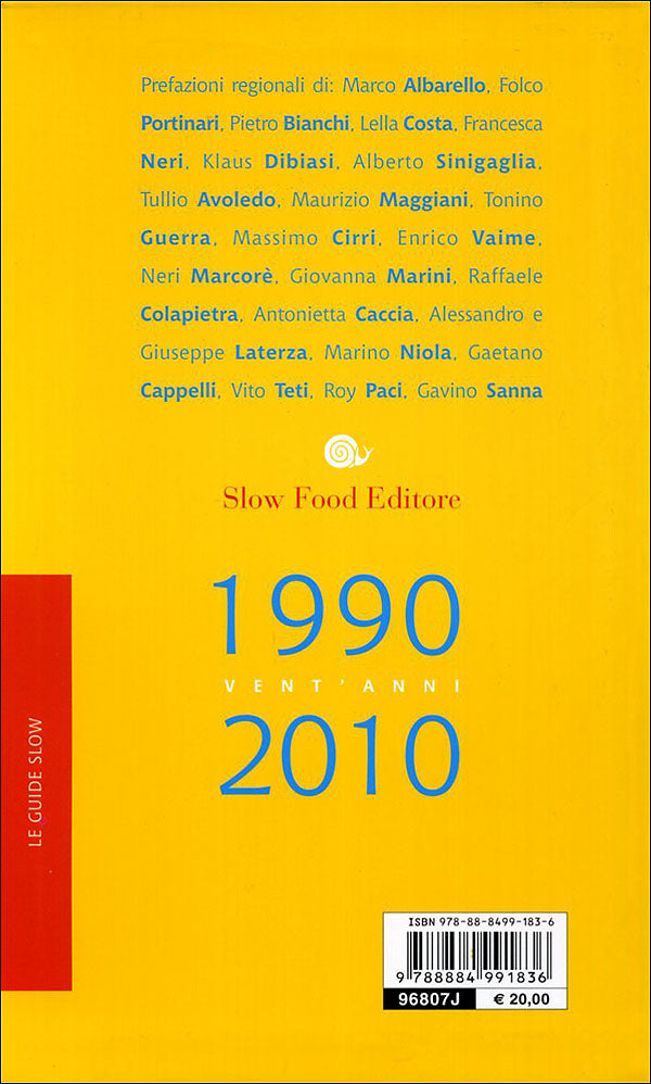 Osterie d'Italia 2010::Sussidiario del mangiarbere all'italiana 1990-2010