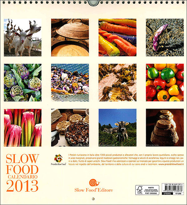 Calendario Slow Food 2013::Formato grande