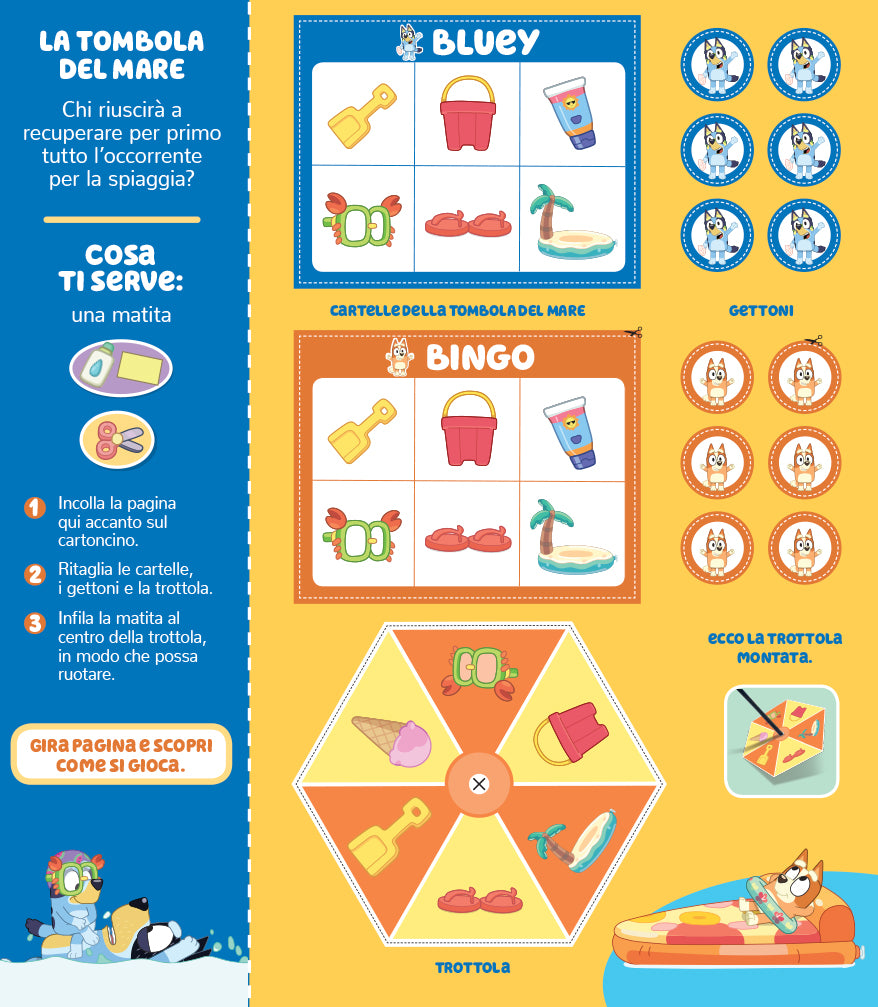 Bluey - Taglia & Incolla: Giochiamo Insieme!