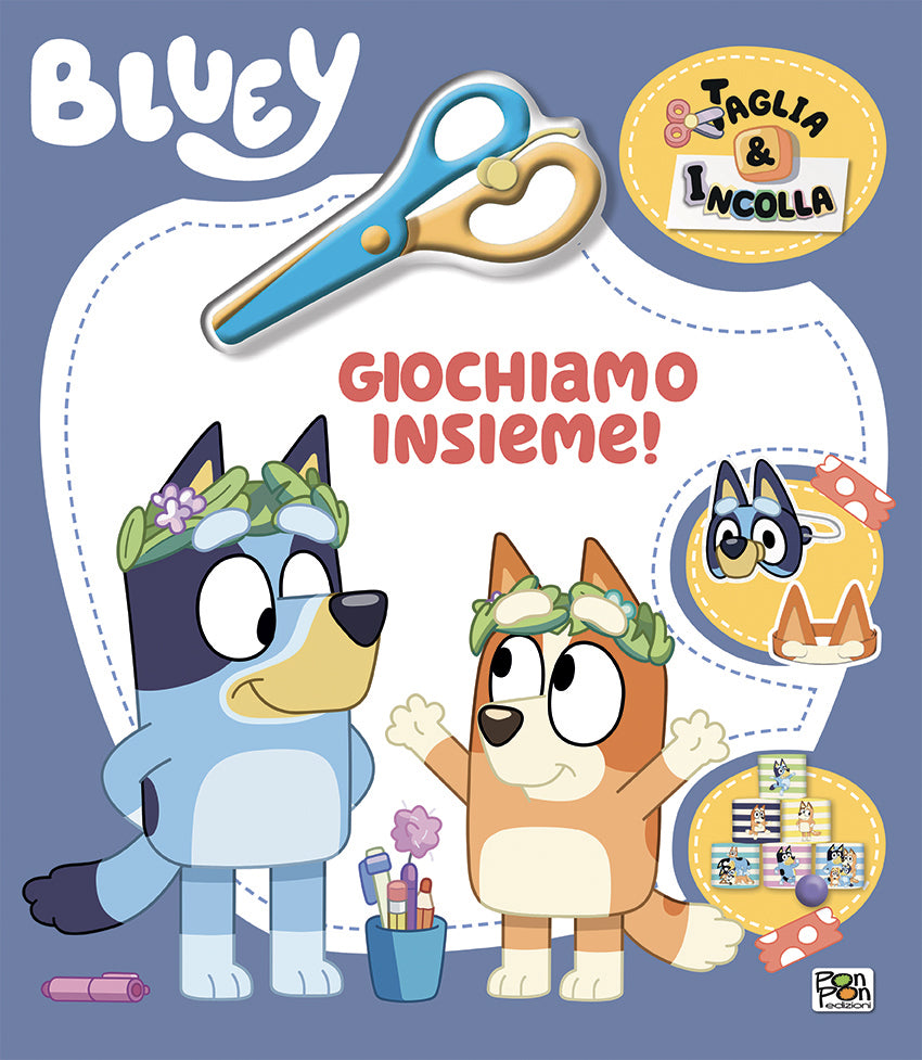 Bluey - Taglia & Incolla: Giochiamo Insieme!