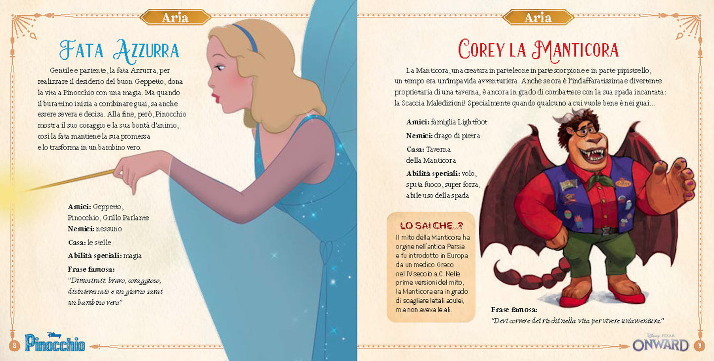 Creature fantastiche Disney - Chi è chi?::Fate, draghi, sirene, unicorni...