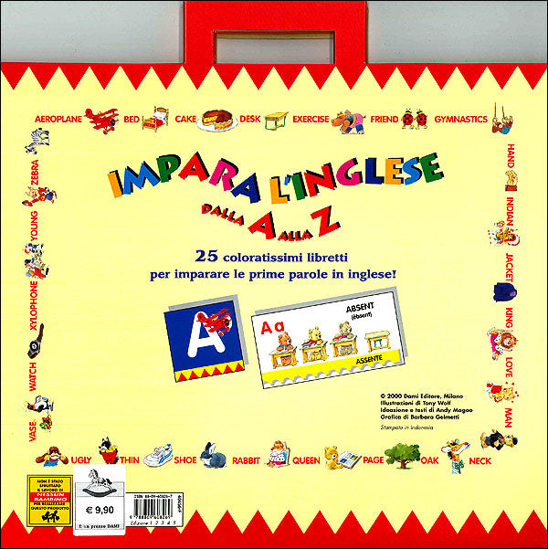 Impara l'Inglese dalla A alla Z::Con 25 libretti