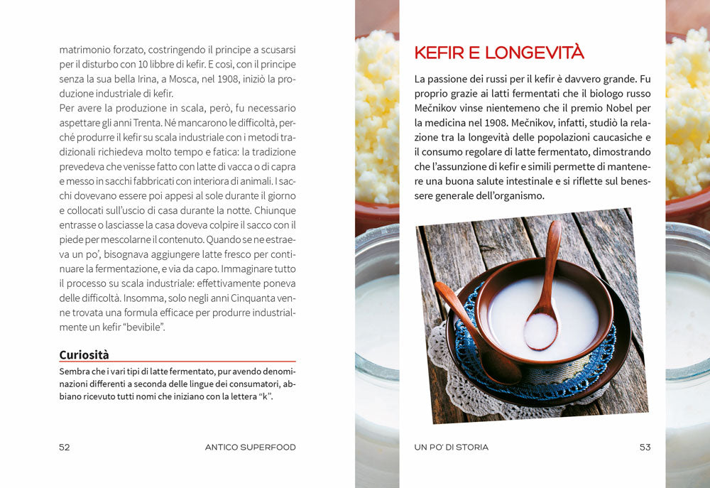 Kefir::benefici e ricette