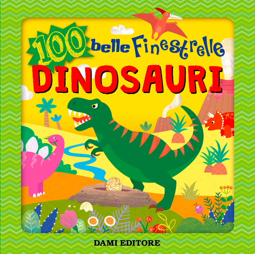 Dinosauri 100 belle finestrelle