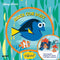 Libro bagnetto Gioca con Dory - Disney/Pixar::1 libro bagnetto, 4 figurine con ventosa, 1 sacchetta contenitore