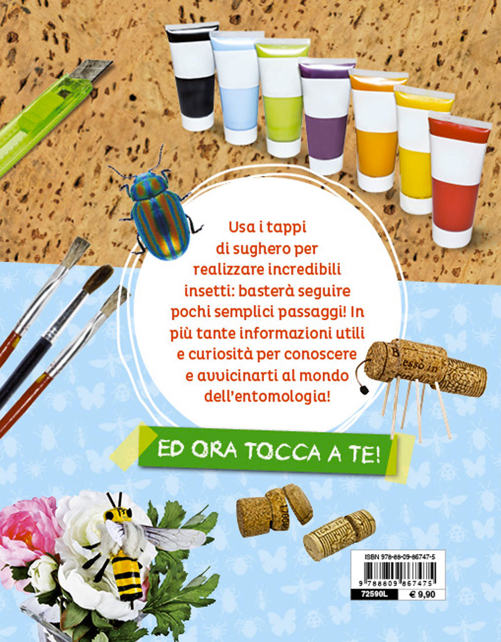 Insetti di sughero::Incredibili insetti da realizzare - Tante curiosità sugli insetti