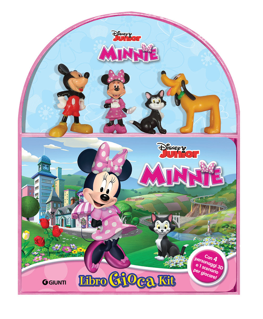 Minnie - LibroGiocaKit::Con 4 personaggi 3D e 1 scenario per giocare!