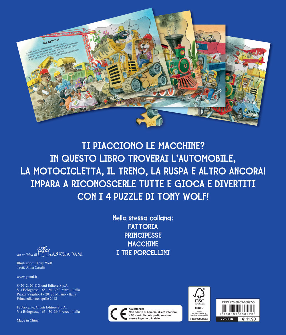 Macchine::Con 4 puzzle di Tony Wolf