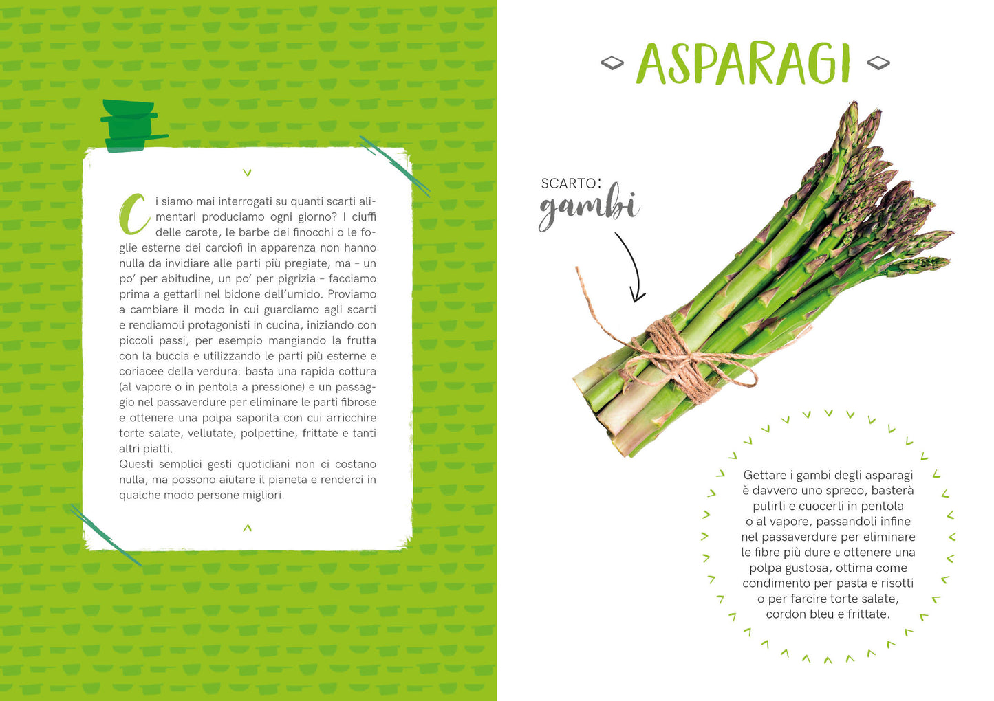 Cucinare senza spreco::Consigli e ricette per non produrre scarti in cucina