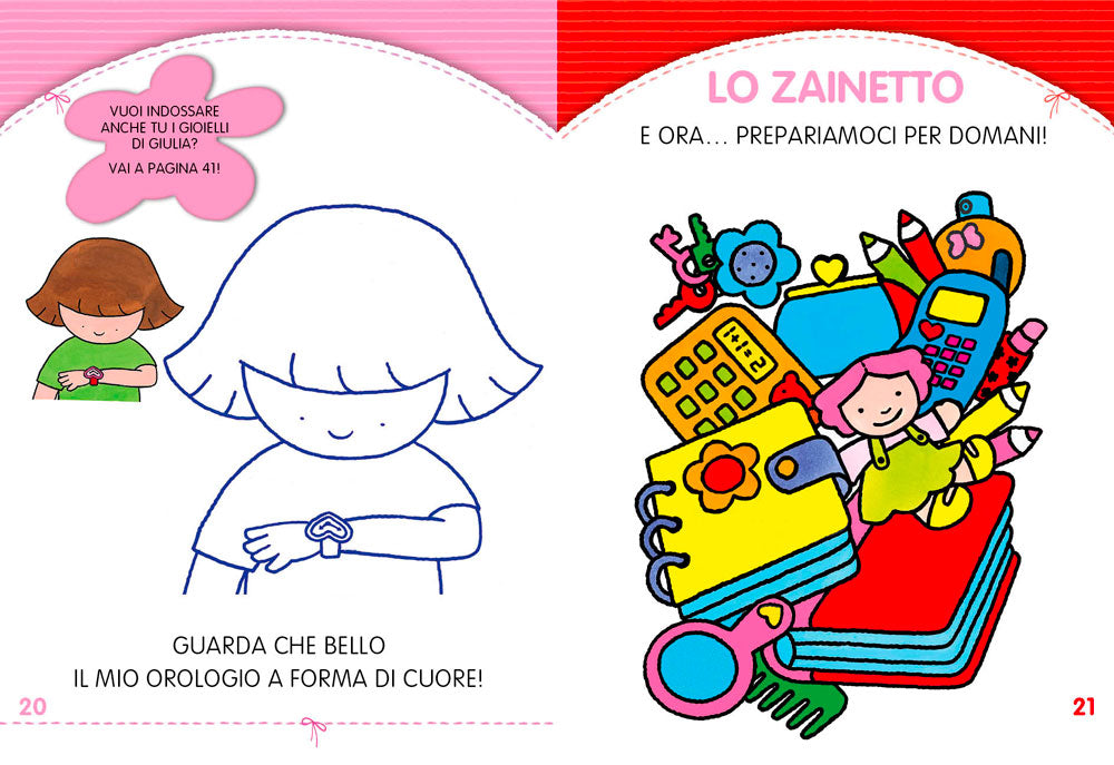 Il Superlibro delle Bambine da colorare::Con gioielli e vestitini da ritagliare