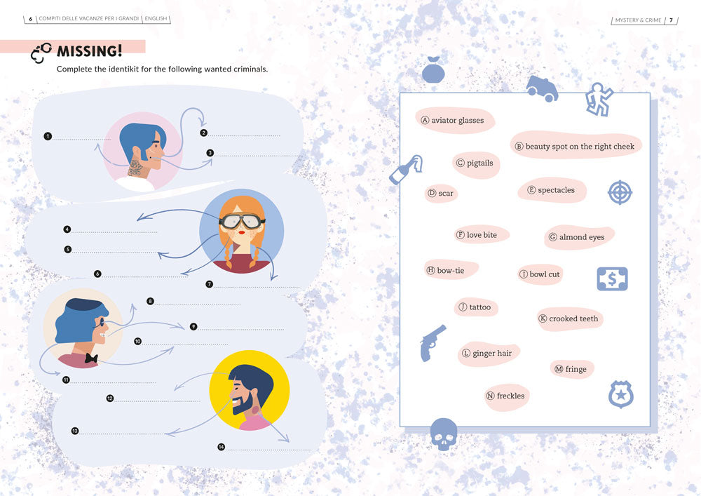 Mystery and Crime::Compiti delle vacanze per i grandi. English