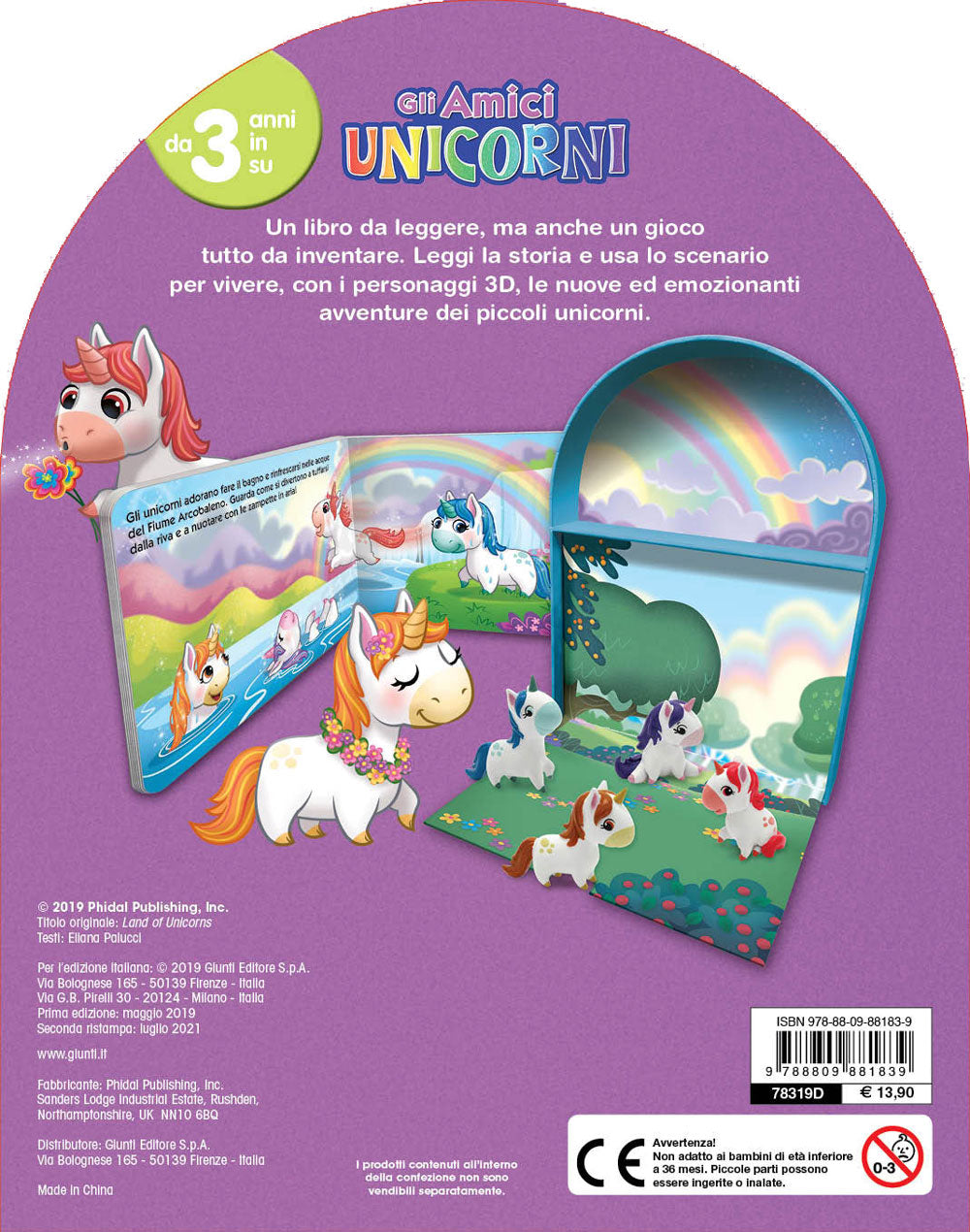 Gli amici Unicorni::Con 4 personaggi 3D e 1 scenario per giocare!