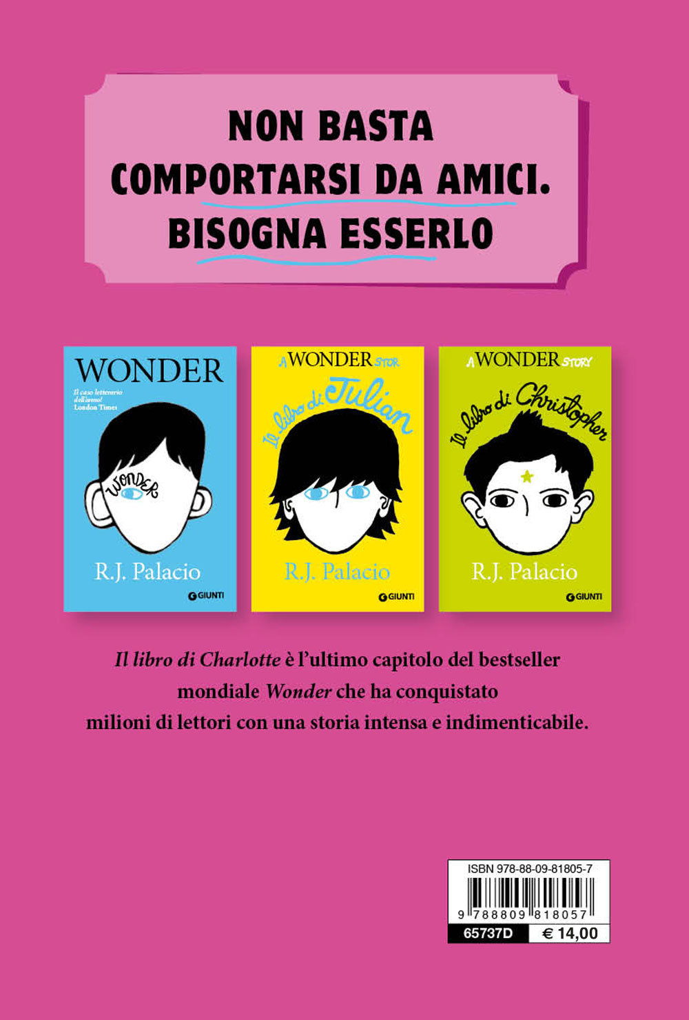 Il libro di Charlotte. A Wonder Story