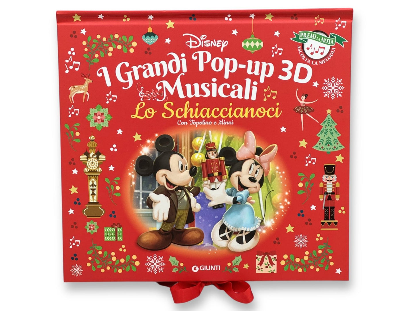 Disney Lo Schiaccianoci con Topolino e Minni I grandi Pop-up 3d musicali::Premi la nota, ascolta la melodia