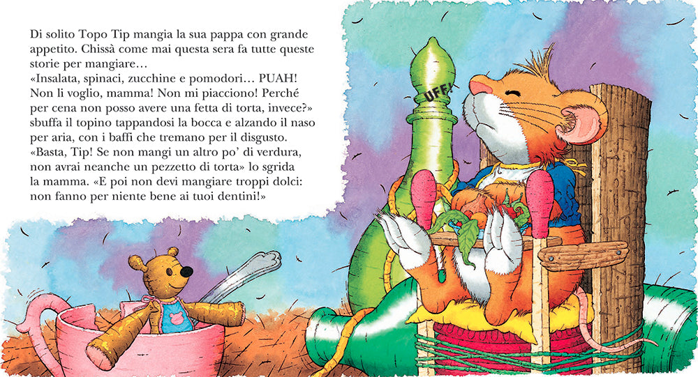 Topo Tip non vuole lavarsi i denti