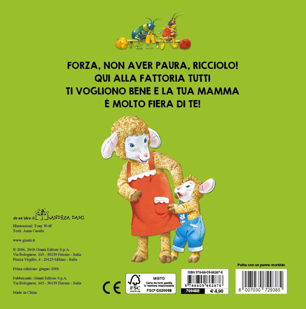 Ricciolo timido agnellino