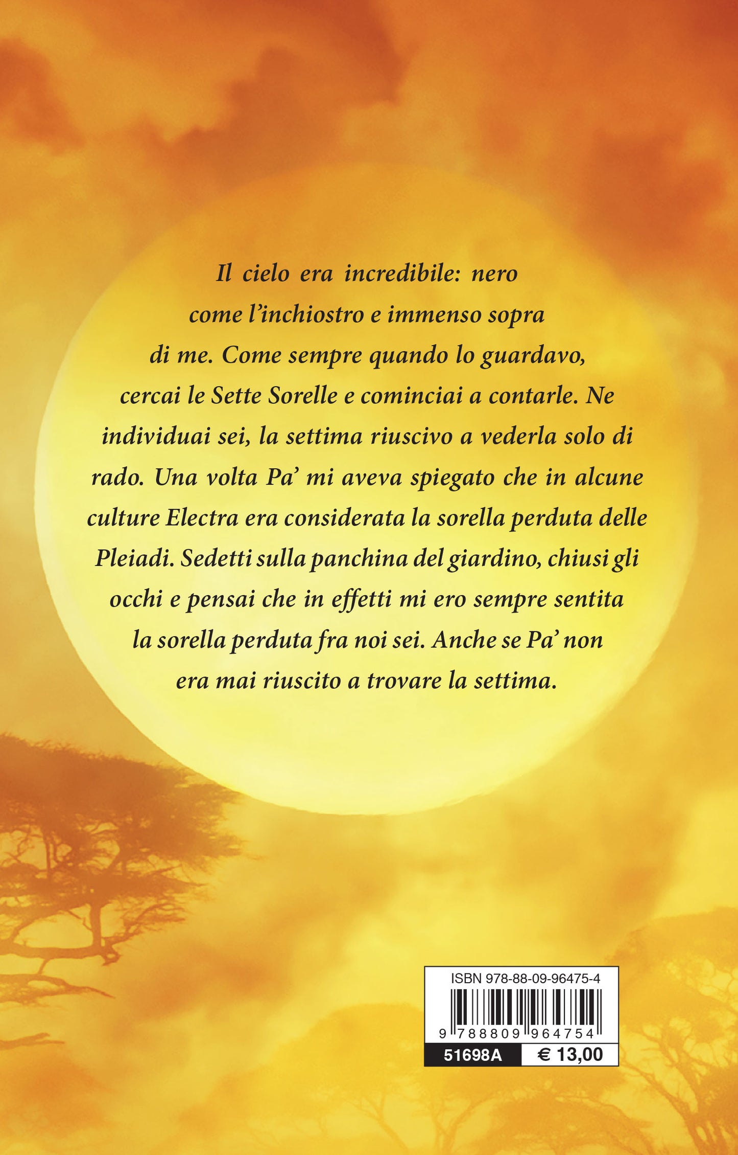 La ragazza del sole::Le sette sorelle