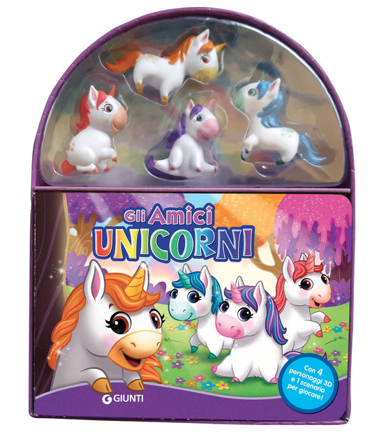 Gli amici Unicorni::Con 4 personaggi 3D e 1 scenario per giocare!