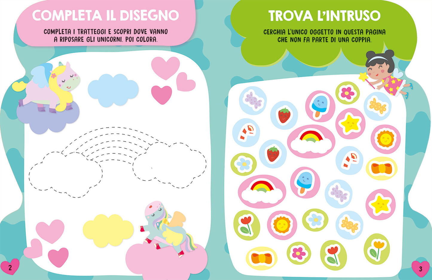 Unicorni::Gioca e colora