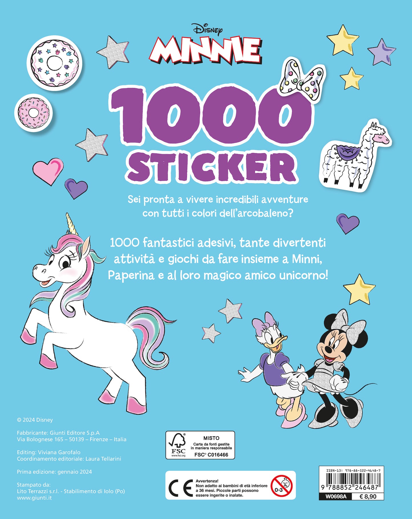 Minnie Unicorni che passione! 1000 Sticker::Tanti giochi e attività
