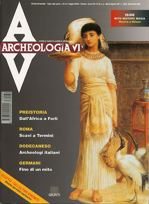 Archeologia Viva n. 62 - marzo/aprile 1997::Rivista bimestrale