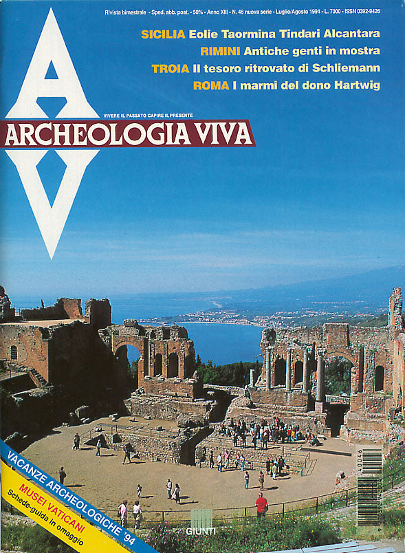 Archeologia Viva n. 46 - luglio/agosto 1994::Rivista bimestrale