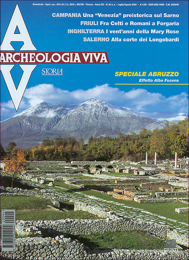 Archeologia Viva n. 94 - luglio/agosto 2002::Rivista bimestrale