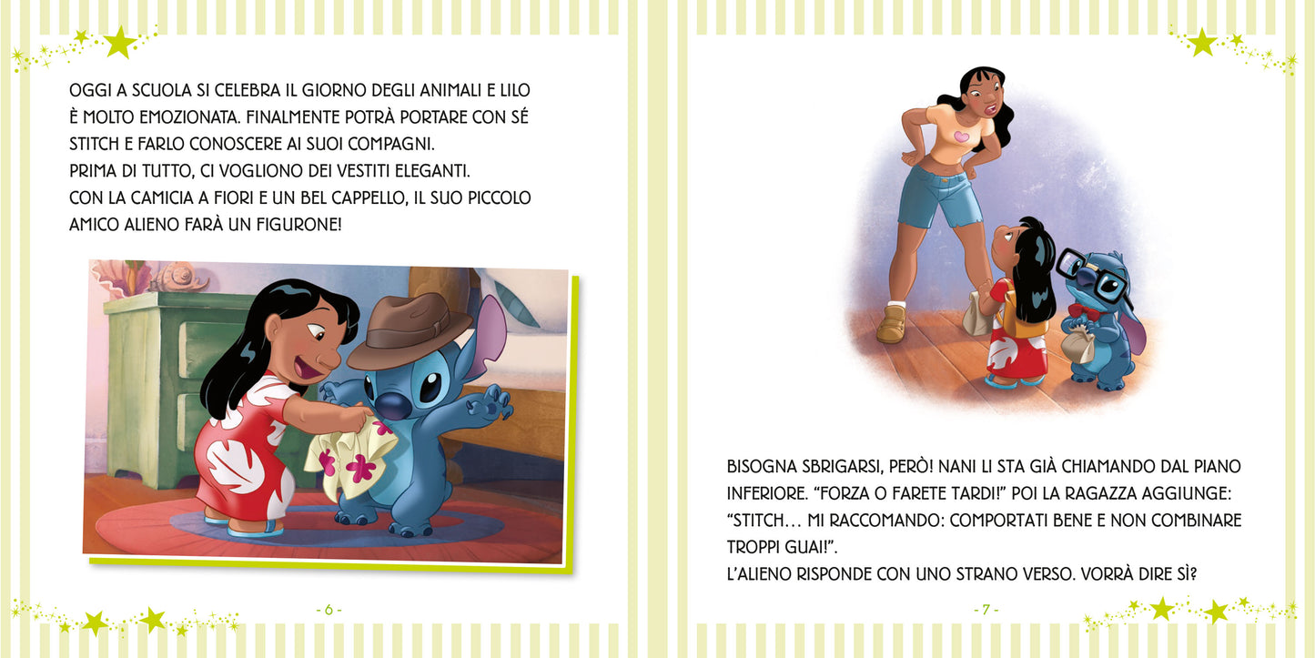 Stitch 7 Storie per la settimana::Scritto in stampatello maiuscolo - Che cosa combini, Stitch?