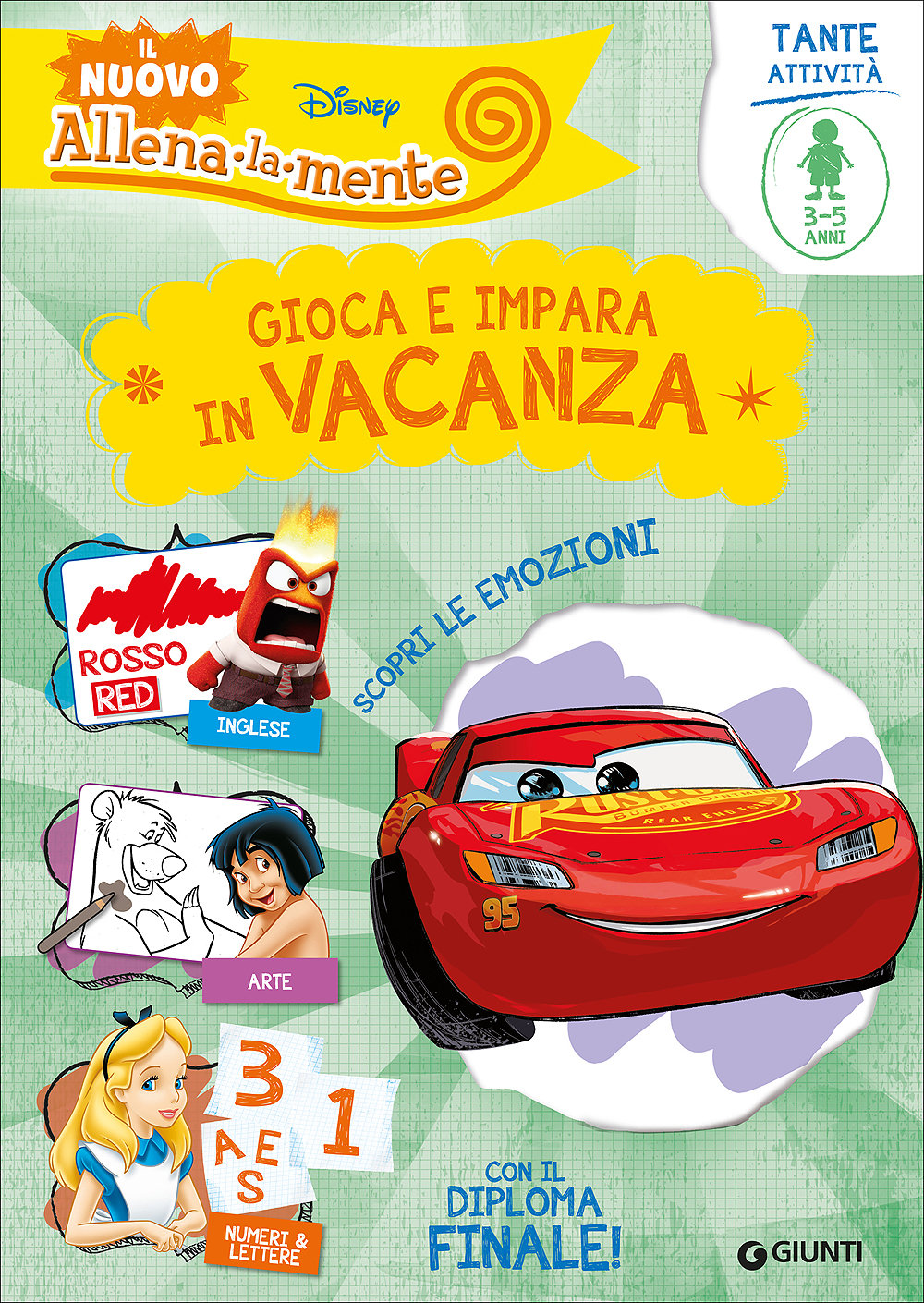 Il nuovo Allena la mente - Gioca e impara in vacanza::Tante attività - Con il diploma finale!