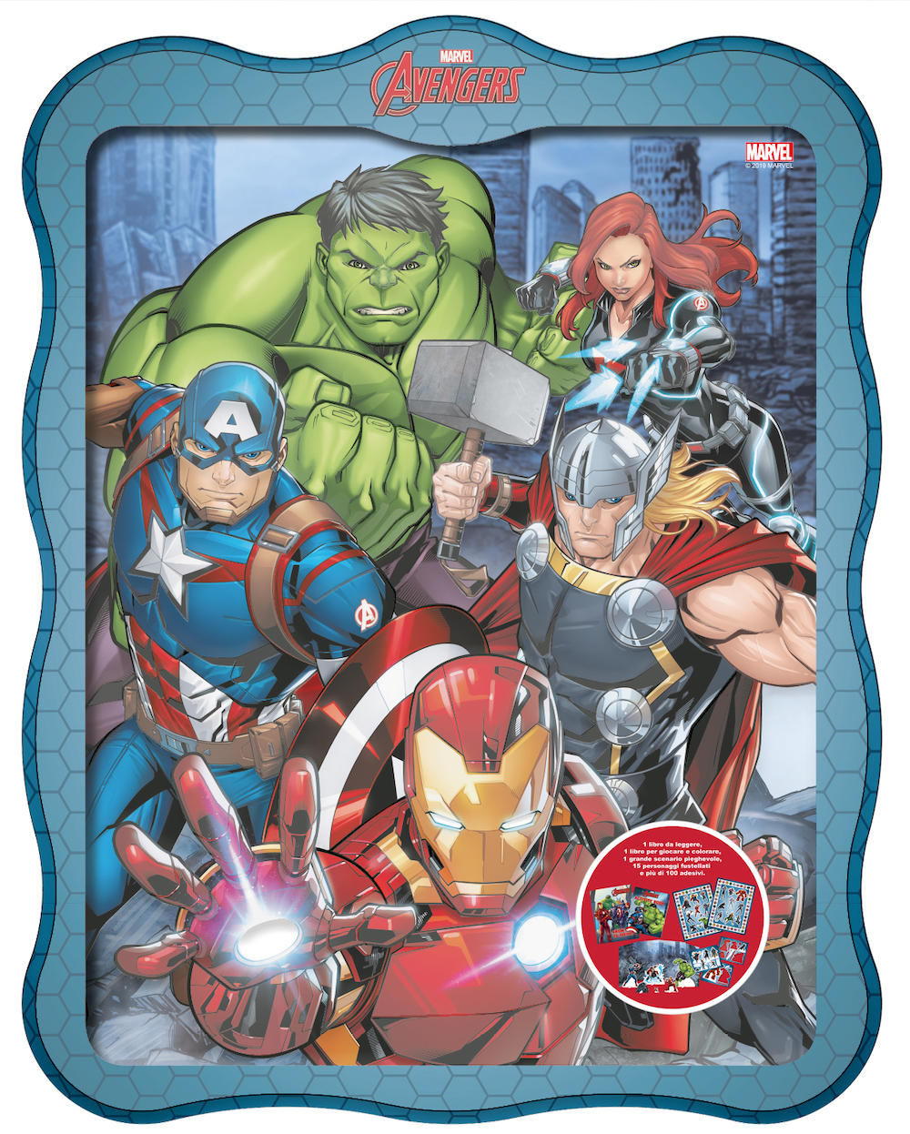 Marvel Avengers Storie di Latta::Leggi, gioca, colora