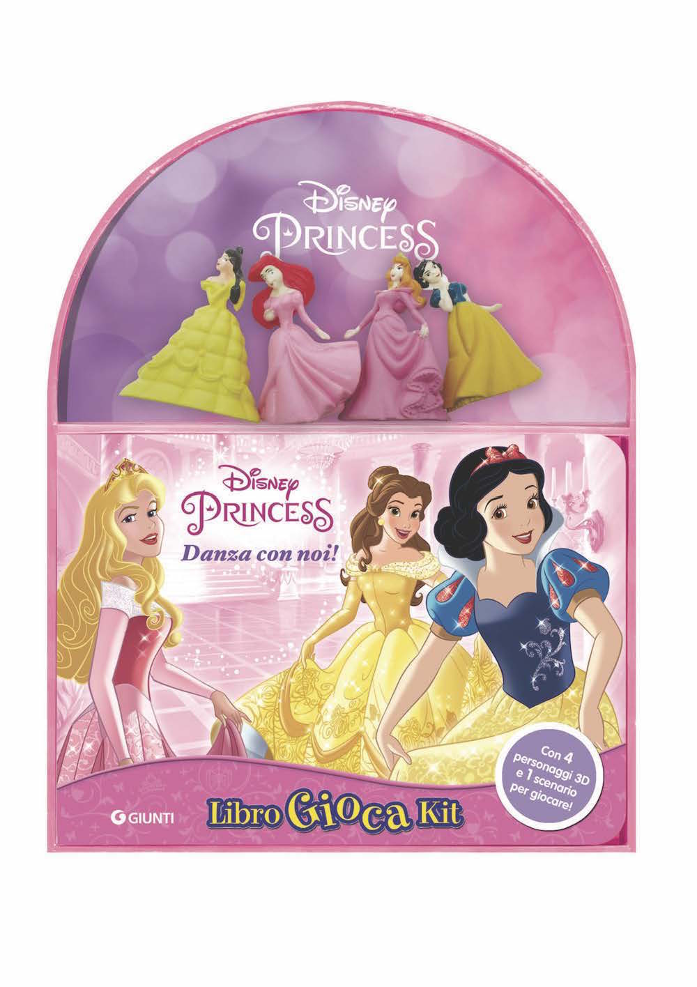 Principesse - LibroGiocaKit - Danza con noi!::Con 4 personaggi 3D e 1 scenario per giocare!