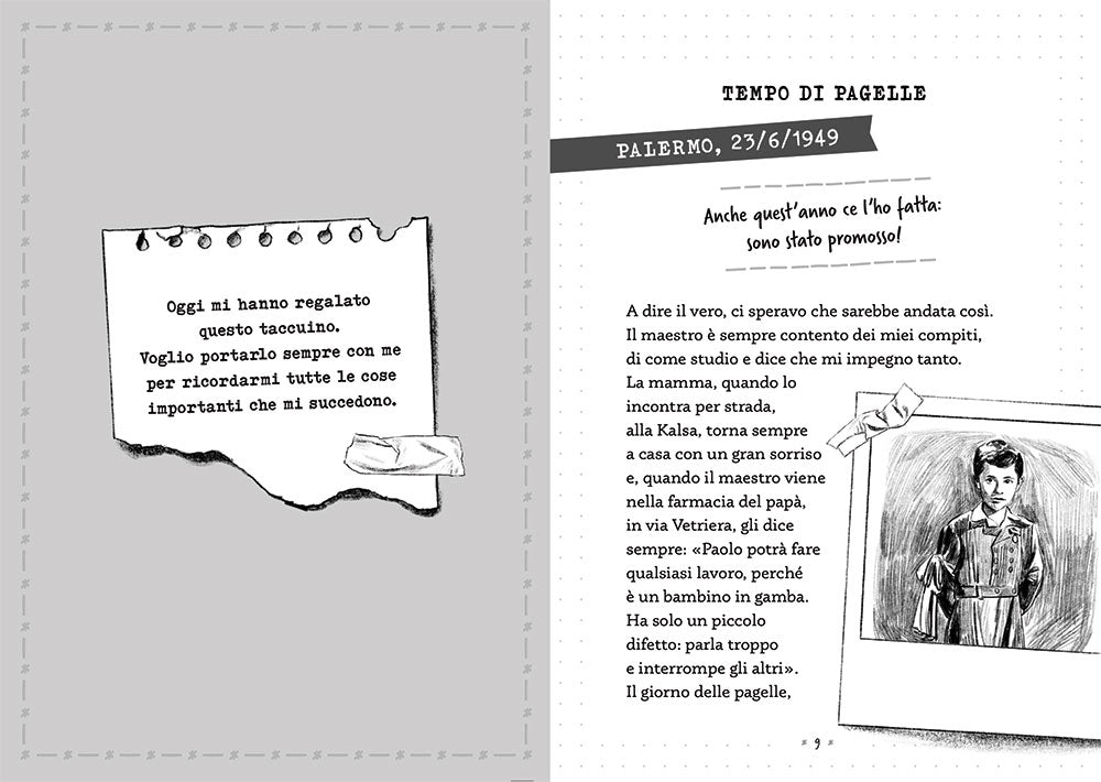 Paolo sono::Il taccuino immaginario di Paolo Borsellino