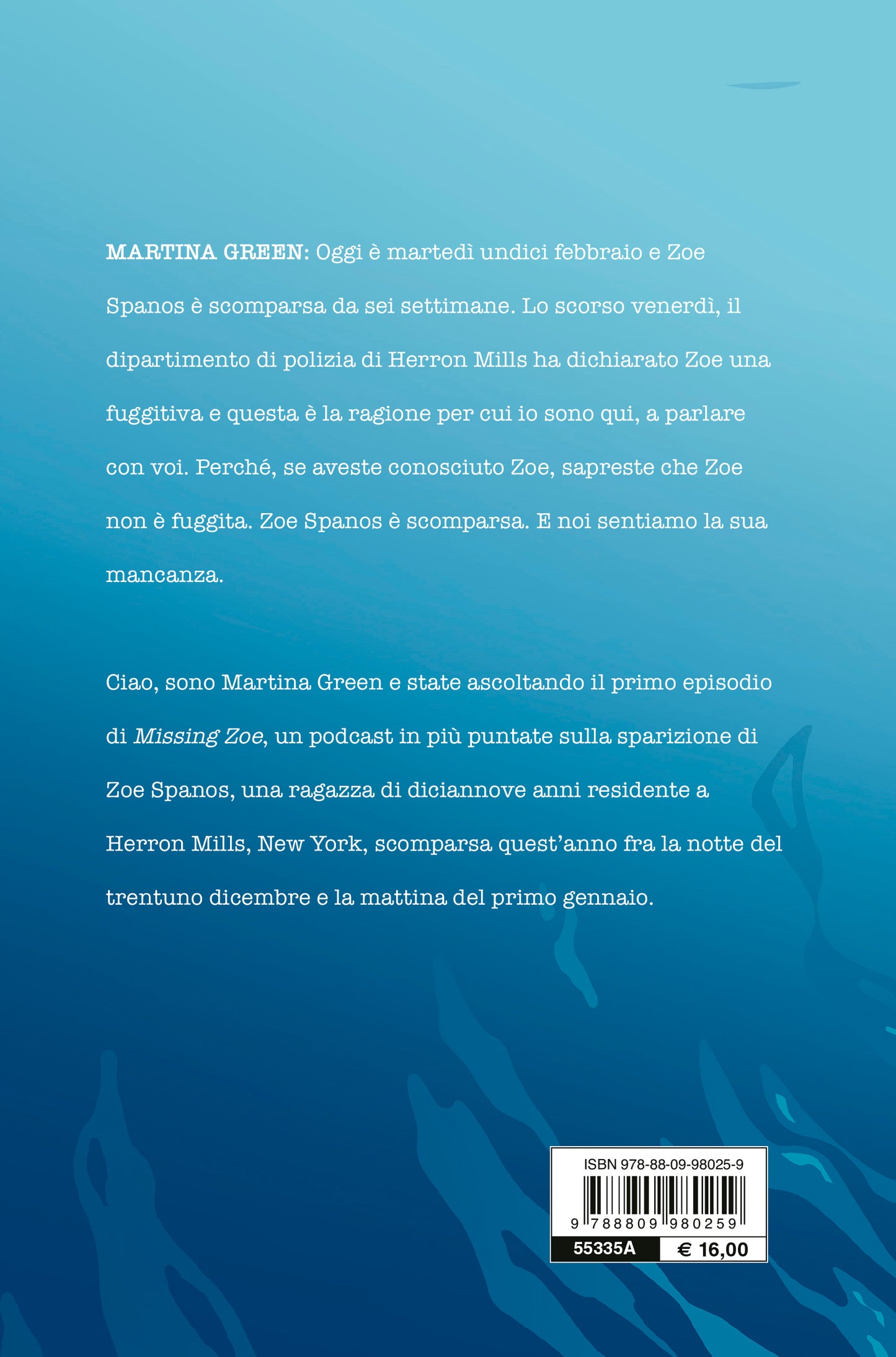 Ho ucciso Zoe Spanos