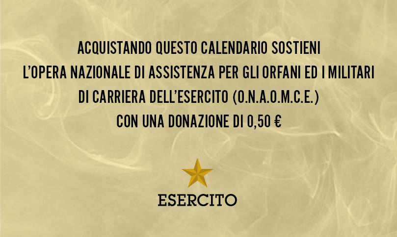 Calendario Esercito Italiano 2024 (da parete)::Per  l'Italia sempre....prima e dopo l'8 settembre 1943