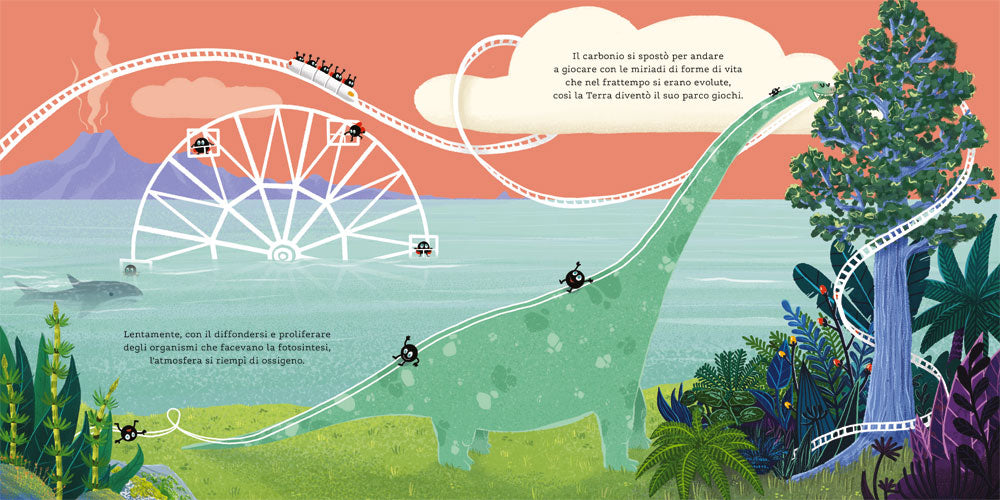 Il girotondo del carbonio::Un viaggio nella storia per capire il cambiamento climatico