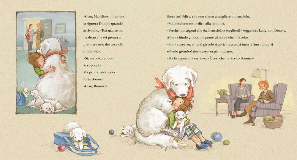 Madeline, il cucciolo e i libri