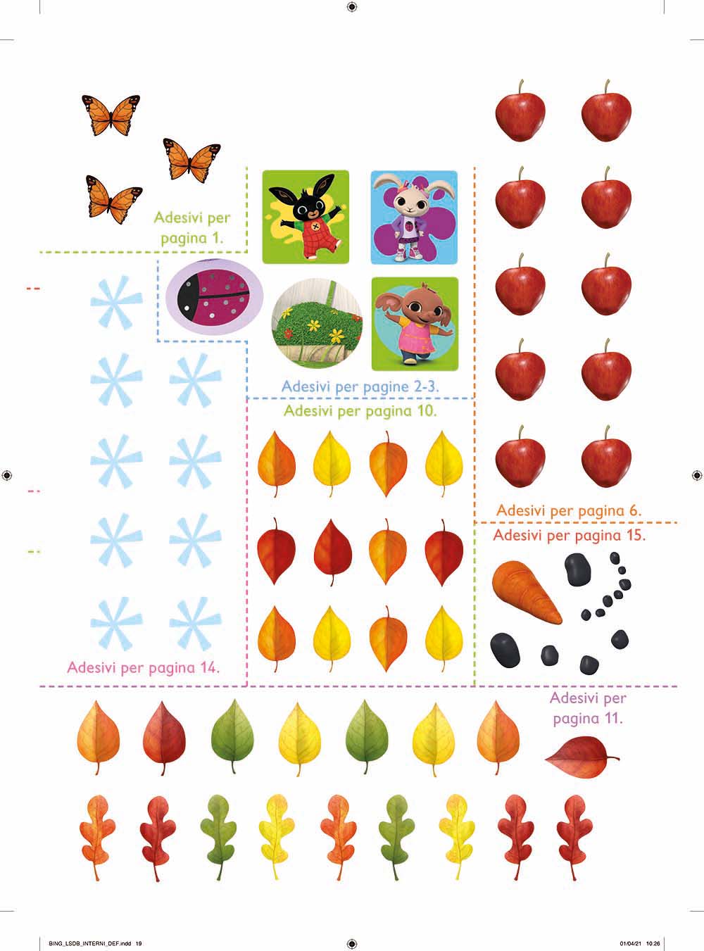 Le stagioni con Bing. Activity book