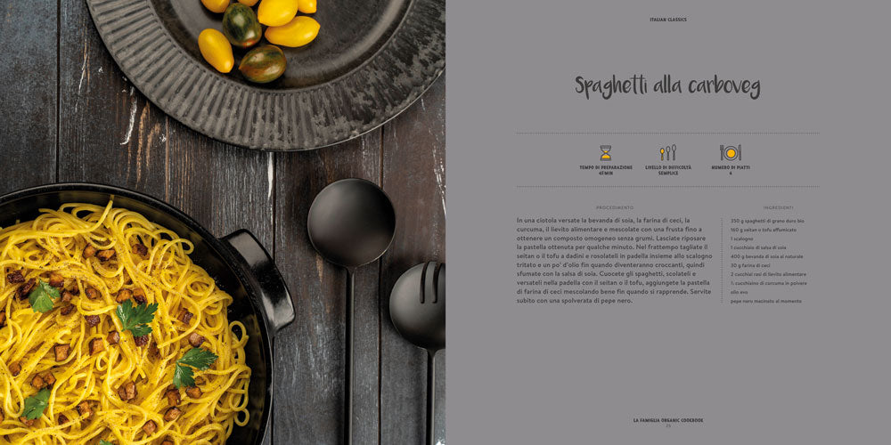 La famiglia organic cookbook