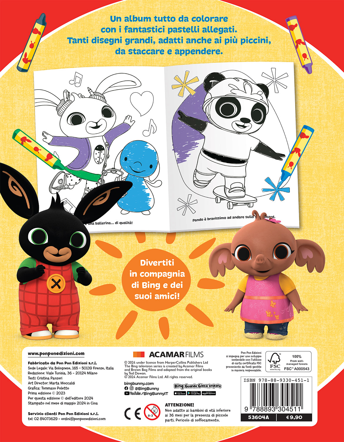 Bing. Il mio album pastello. Colori in allegria!