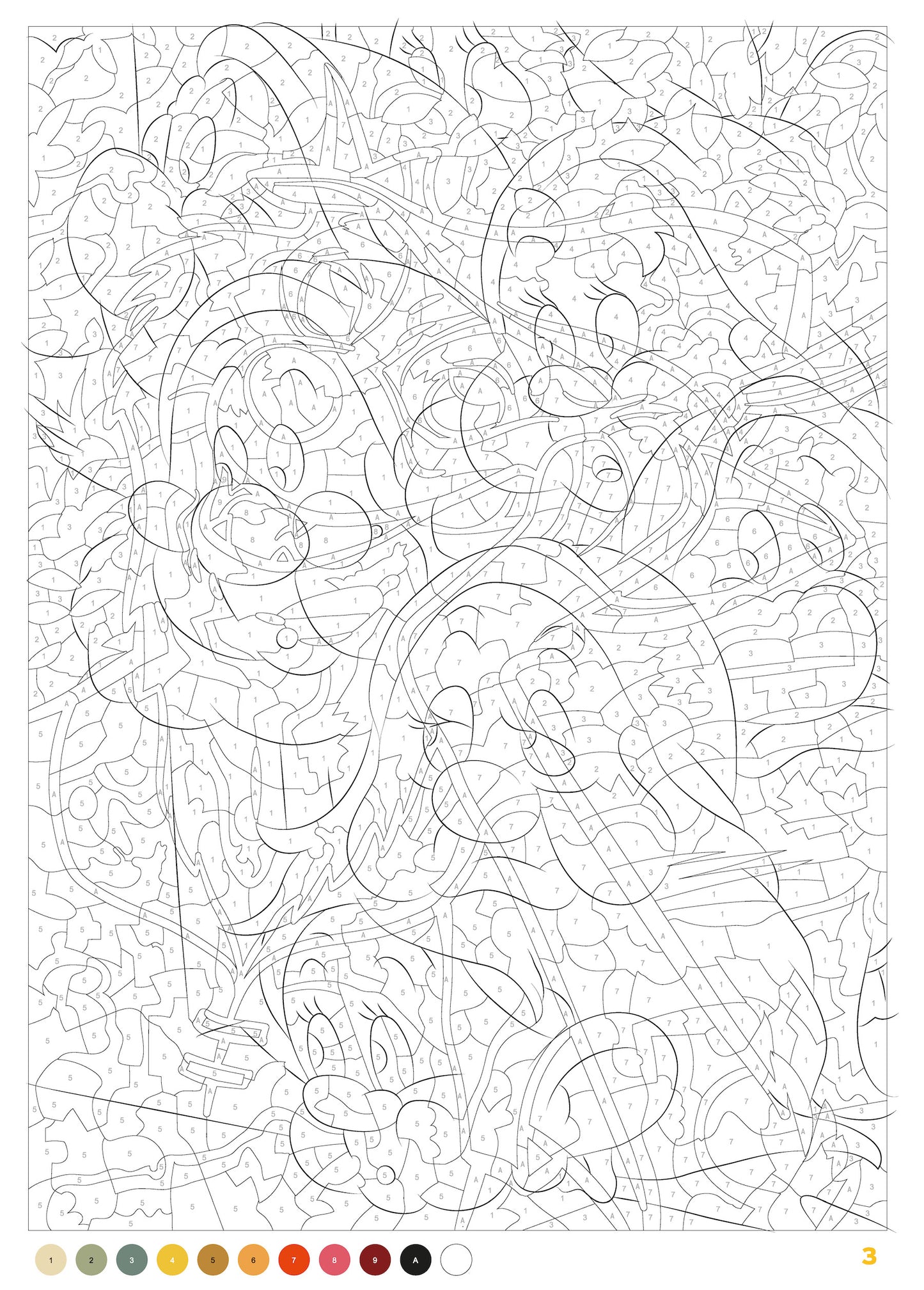 STITCH Ritratti Colori Misteriosi::Arteterapia Libro da colorare per adulti