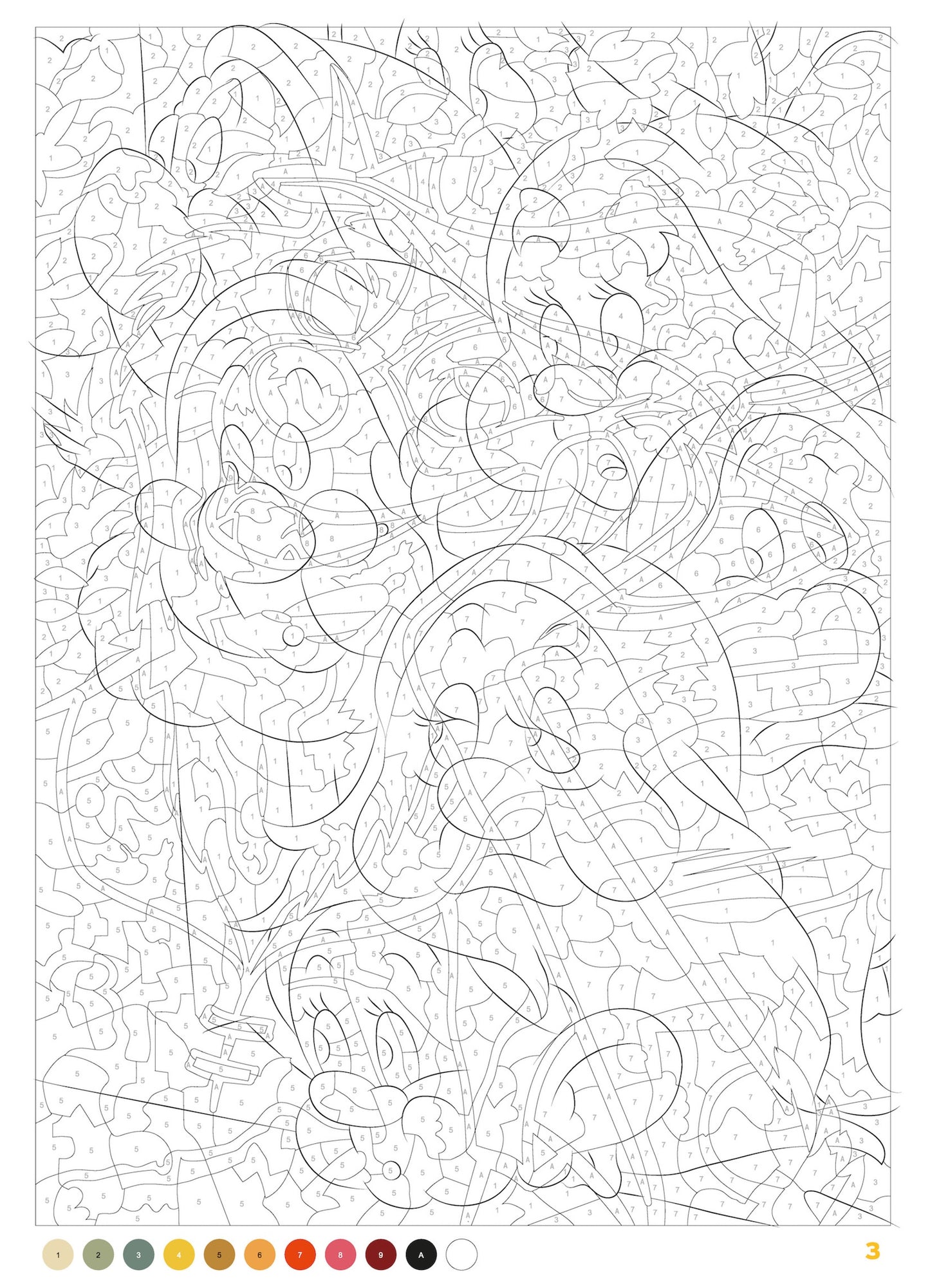 STITCH Ritratti Colori Misteriosi::Arteterapia Libro da colorare per adulti