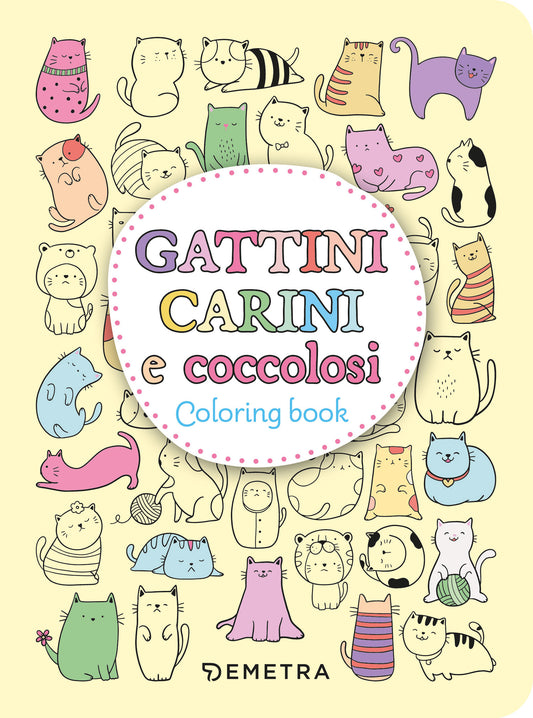 Gattini Carini. Colouring Book