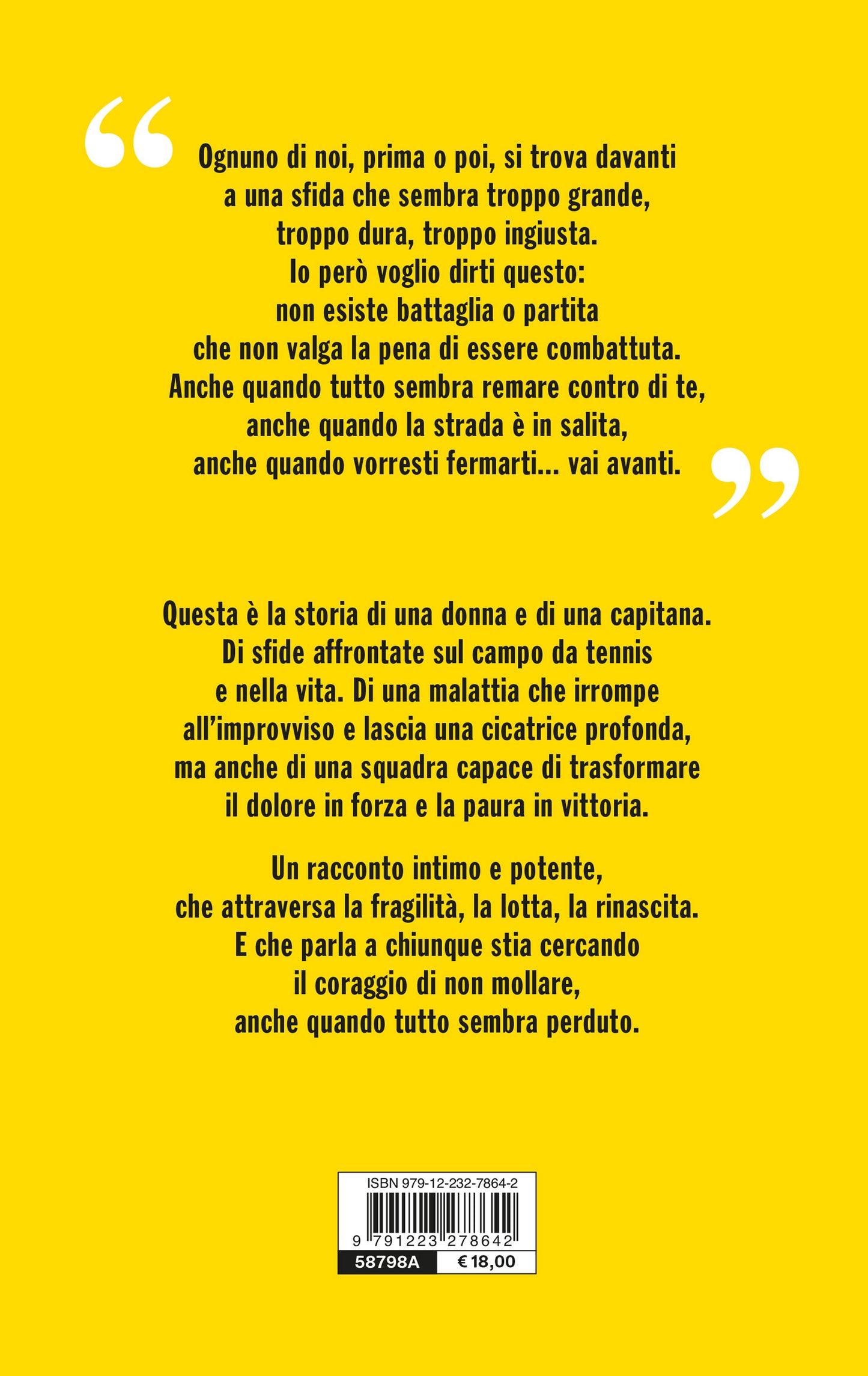 Tathiana Garbin::Il mio match per la vita tra gioie e cicatrici