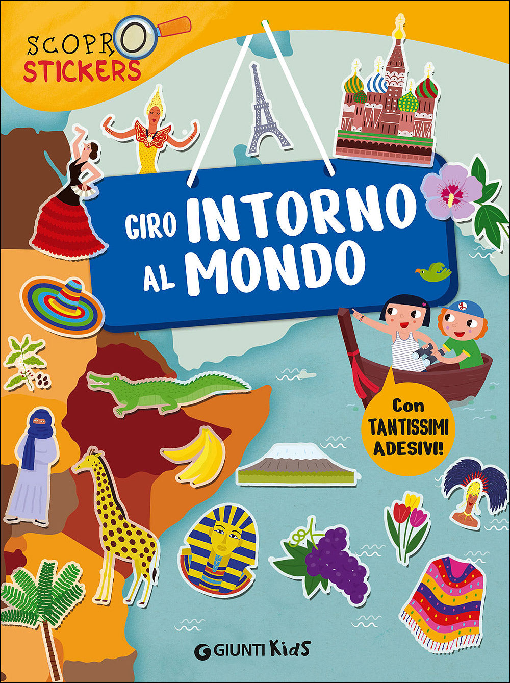 Giro intorno al mondo::Con tantissimi adesivi!