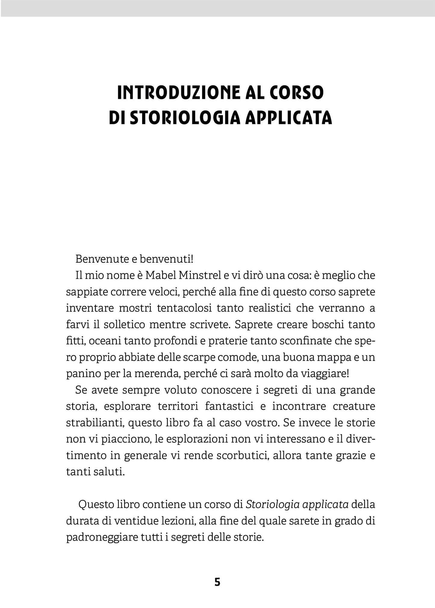 Mabel Minstrel e i segreti delle storie