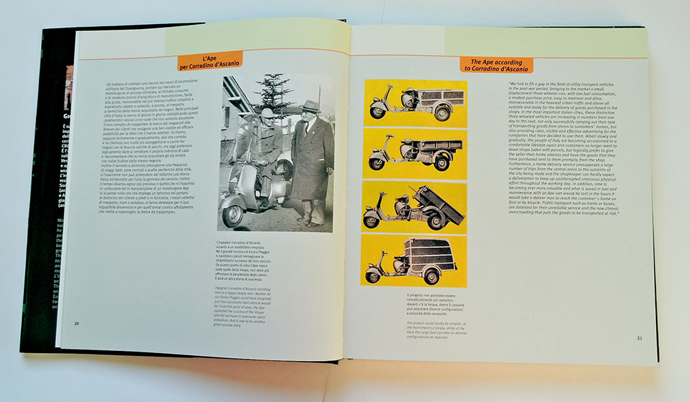 Ape Piaggio::70 anni/Years