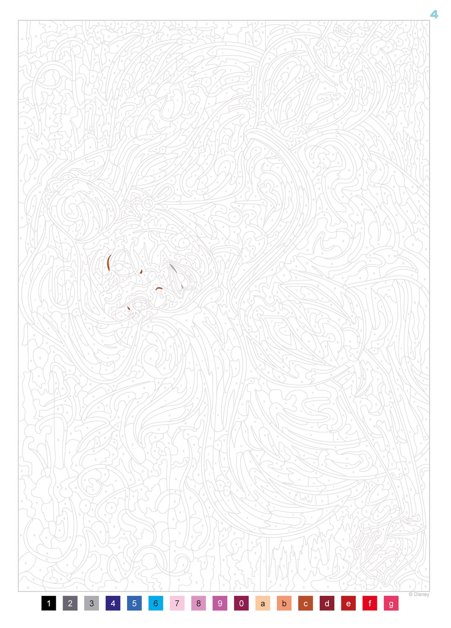 PRINCIPESSE Colori Misteriosi Disney Princess::Arteterapia Libro da colorare per adulti