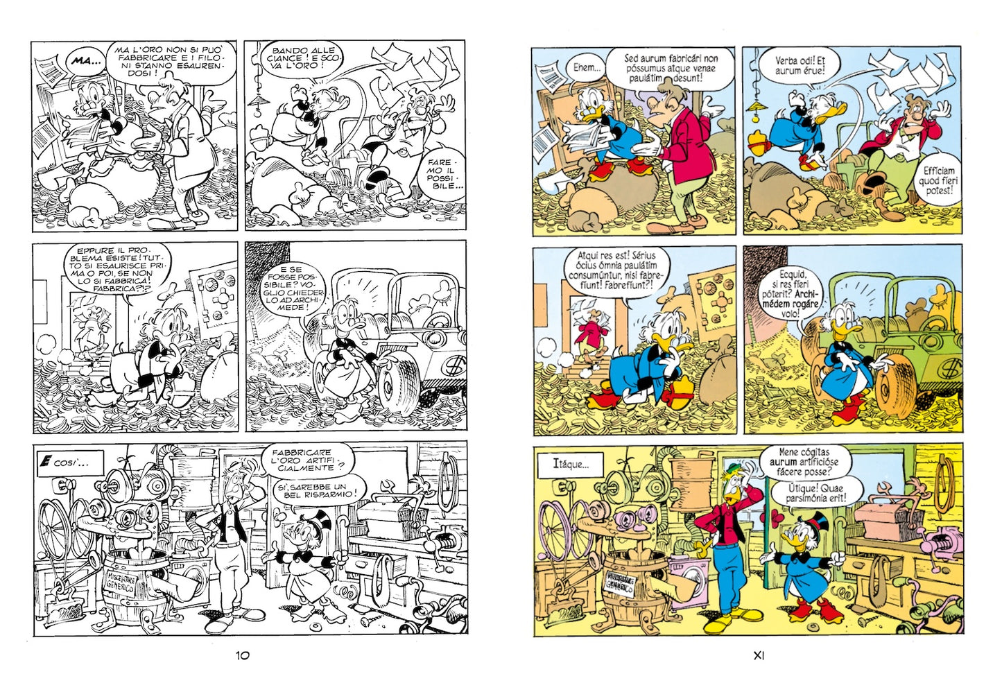 Scrúgulus in re vere mirábili - Zio Paperone in un caso davvero imprevedibile::Fumetti in lingua - Latino - Con prefazione del Prof Andrea Maggi