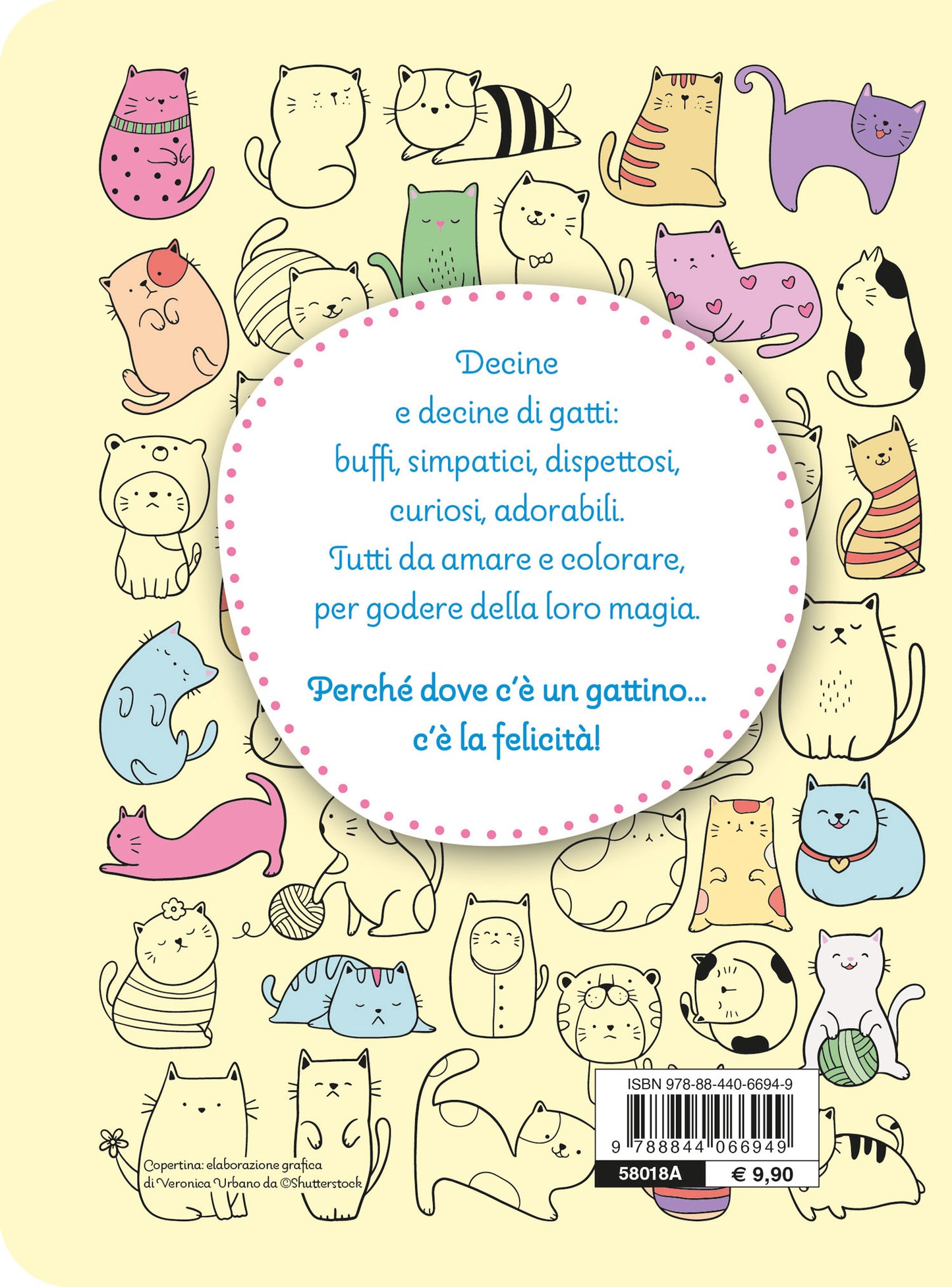 Gattini Carini. Colouring Book